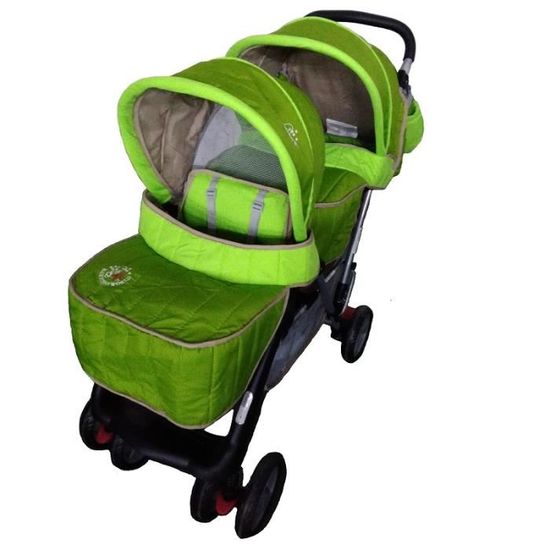 poussette double sport