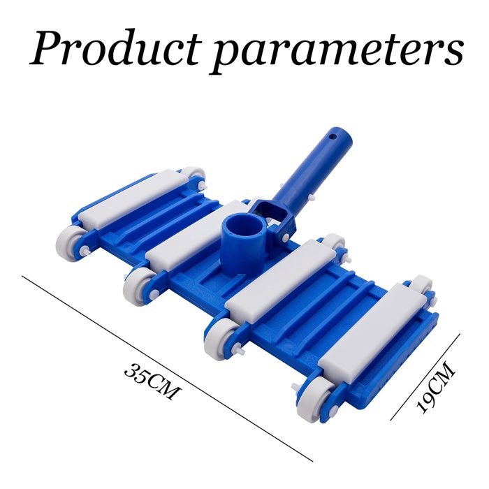 2 Pièces Poignée Tête Aspirateur Piscine - Pince V ABS Bleu - Accessoires Nettoyage Piscine AUNMAS