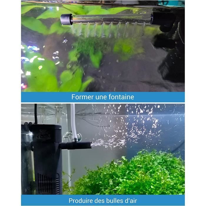 Pompe Externe pour Aquarium eau Douce jusqua 40L, Filtre Externe