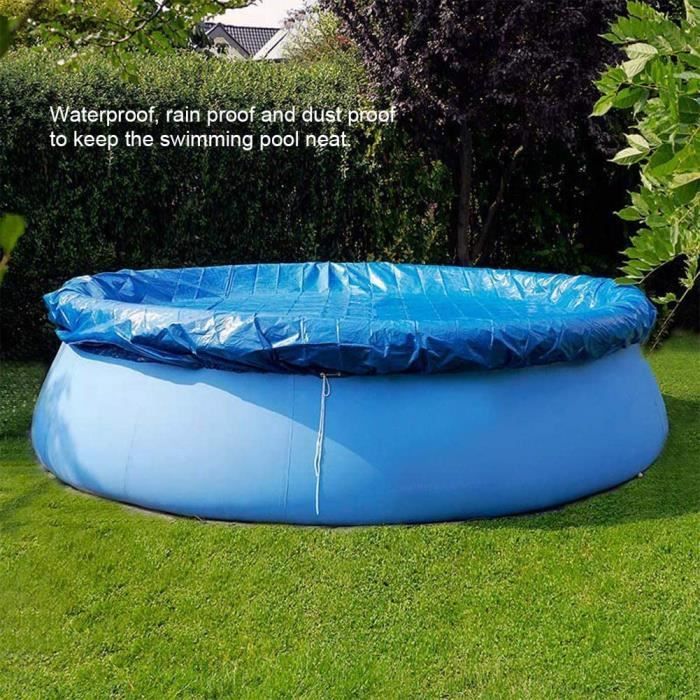 Bâche De Protection Pour Piscine Hors Sol – Diamètre 4,57 M, Polyéthylène Imperméable