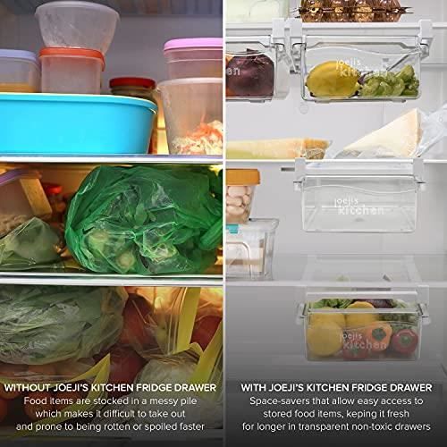 Rangement frigo rétractable - Réfrigérateur et congelateur tiroir  intelligent - Boite de rangement frigo avec poignée - Cdiscount Maison