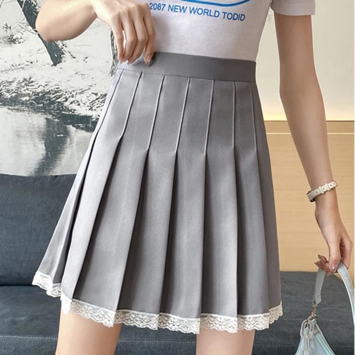 Jupe sales plissée dentelle