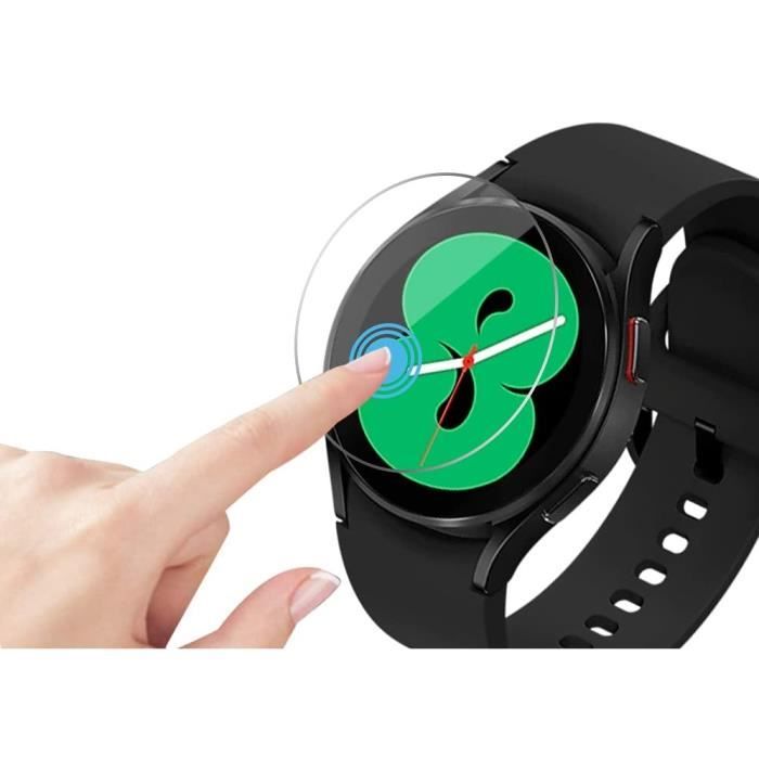 Verre Trempé pour Samsung Galaxy Watch 4 40mm [Pack 2] Film Vitre Protection  Ecran Montre Connectée Phonillico® - Cdiscount Téléphonie