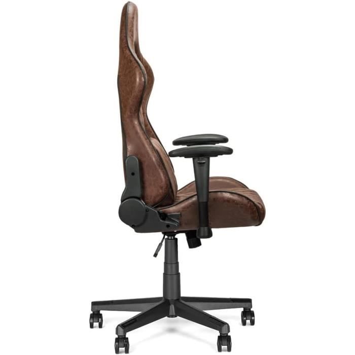 Felix Office ChairChaise De Bureau ConfortableMarron Foncé[J975] Cdiscount Maison