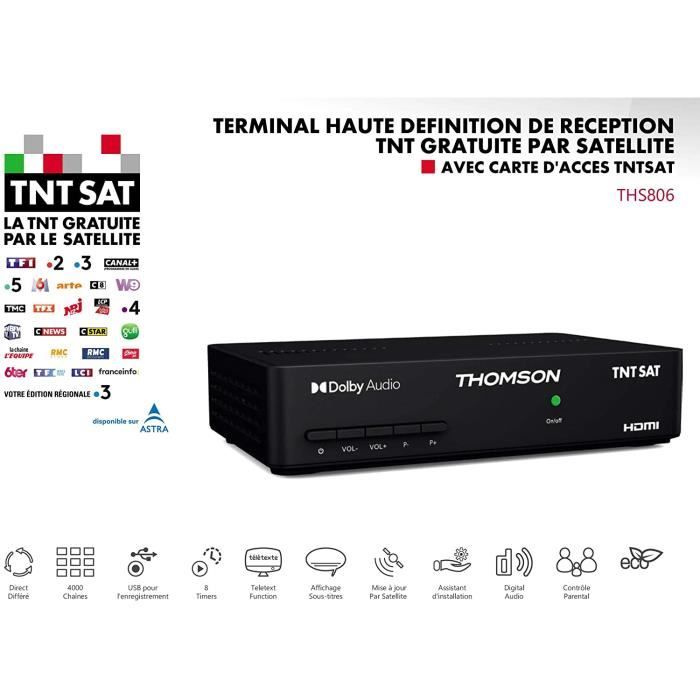 Decodeur Satellite Hd Tntsat