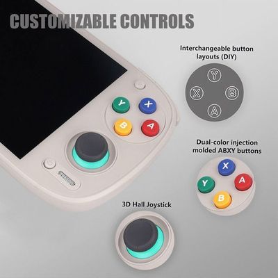 Retroid Pocket 5 – Console Portable Rétro Android – 5,5 Pouces AMOLED 1080p – Snapdragon 865 – 8+128 Go – Wi-Fi 6
