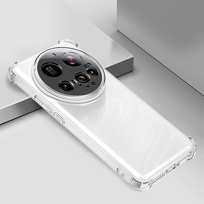 Coque Gel Silicone Xiaomi 15 Ultra - Renforcée Aux Coins + 2 Verres Trempés - Transparente - Neuf