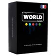 The World Game - Jeu de Géographie avec Carte du Monde - Jeu Société Éducatif Pour Enfant, Famille et Adultes - Un Cadeau Parfait Pour Garçons et Filles - Version Francaise