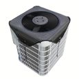 Housse de protection pour unité extérieure de climatiseur central 91 x 91 cm, housse universelle en maille, compatible avec les clim