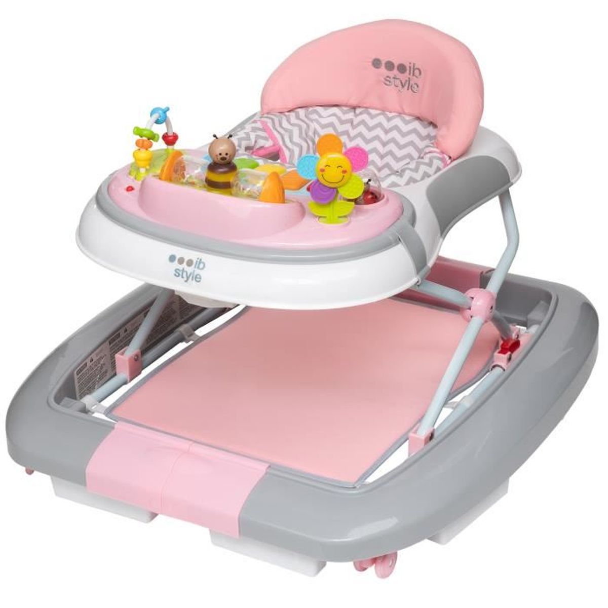Trotteur Bebe Ib Style Wave Trotteur Bebe Son Lumiere Balancoire Rose Certifie En 1273 Cdiscount Puericulture Eveil Bebe