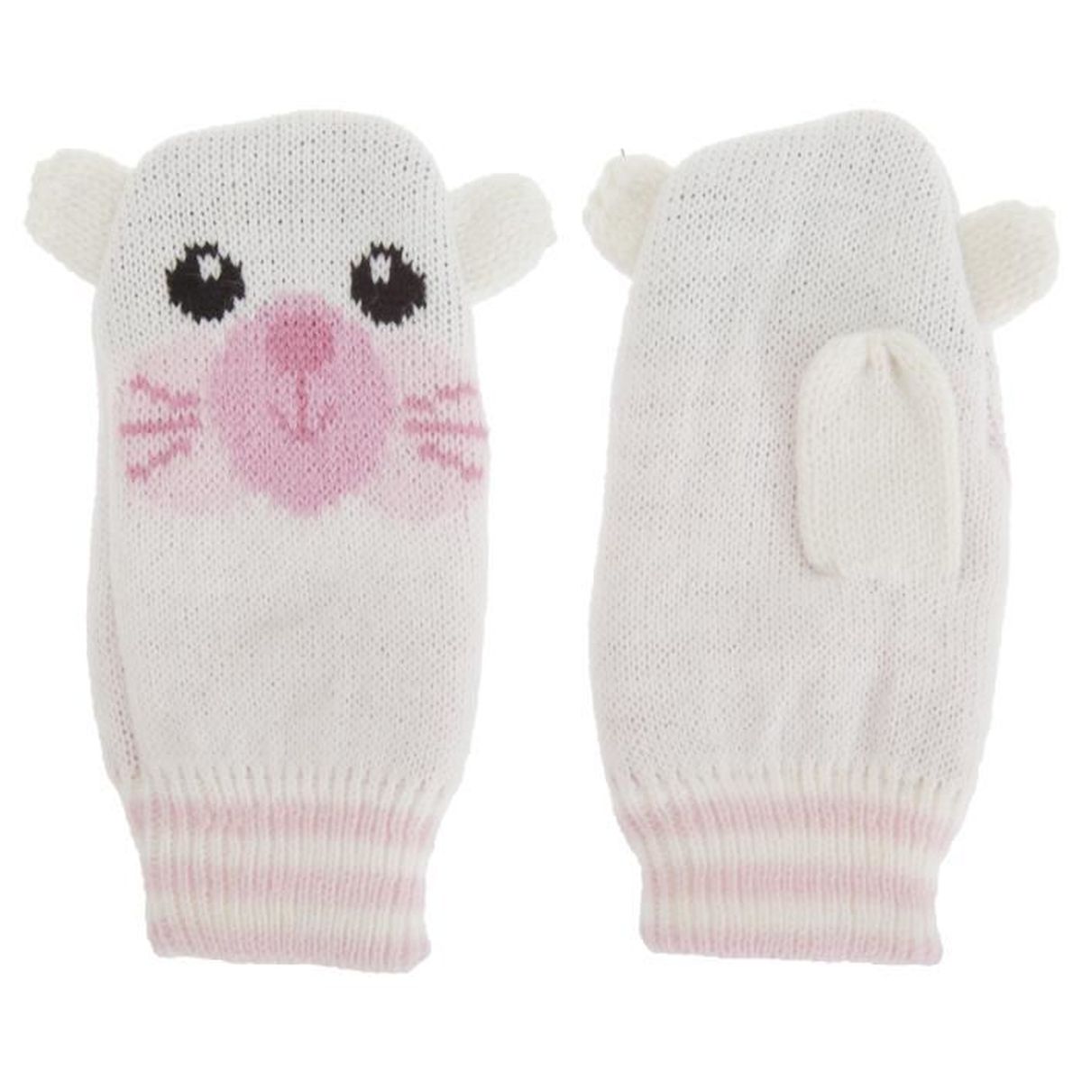 Moufles Tricotees Style Animal Bebe Fille Cdiscount Pret A Porter