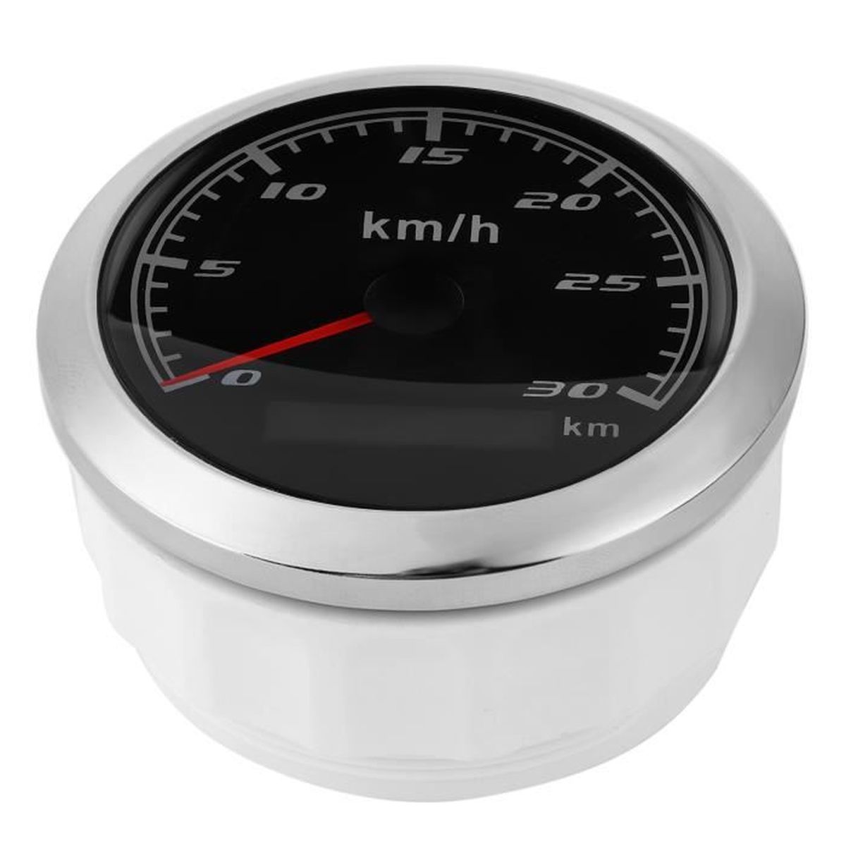 Compteur GPS Moto LED - Odomètre Digital Alliage Aluminium 12V - Pour ATV, Moto, Marine
