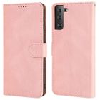SENSBUN Coque Samsung Galaxy S21 (5G), Rose Classique Cuir Fente de Cartes Crédit Dragonne Support Durable Légère Ultra-mince