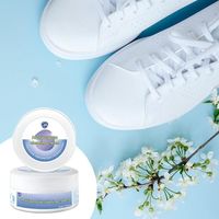 Crème nettoyante multifonctionnelle et détachante - Crème nettoyante multifonctionnelle pour chaussures -avec éponge