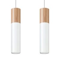 Suspension PABLO 2 Blanc Moderne Intérieur Lampe pour Chambre Salon GU10
