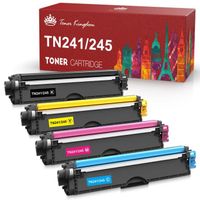 4X Cartouche de Toner TN241 TN245BK compatible pour Brother MFC-9330CDW MFC-9340CDW MFC-9332CDW HL-3150CDW HL-3140CW 3170CDW