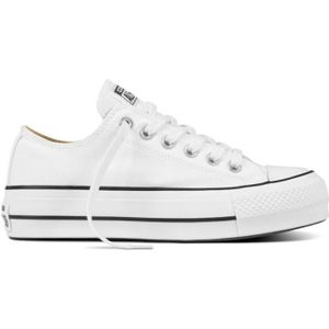 Converses plateforme blanches - Cdiscount
