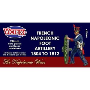 ACCESSOIRE MAQUETTE Kits de modélisme de figurines Victrix VX0017 - Artillerie Napoléonienne De France 1804-1812 - Coffret De 15 Figurines E 191346