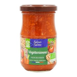 SAUCE PÂTE ET RIZ Les Saveurs de Savino - Sauce végétarienne façon b