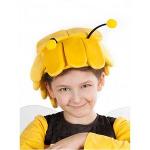 CHAPEAU - PERRUQUE Coiffe Maya l'Abeille enfant - Maya l'abeille - Accessoire de déguisement - Noir - Pour enfant