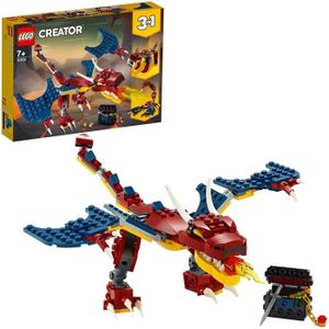 ASSEMBLAGE CONSTRUCTION LEGO® Creator 31102 Le dragon de feu, Tigre Jouet 
