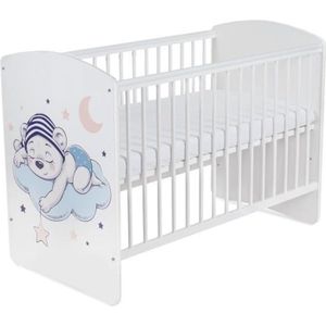 AUCHAN BABY Matelas bébé climatisé 70x140 cm NUAGES pas cher 