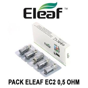PIÈCE E-CIGARETTE 10 pcs Eleaf - Résistances ELEAF EC2 0.5 pour Melo