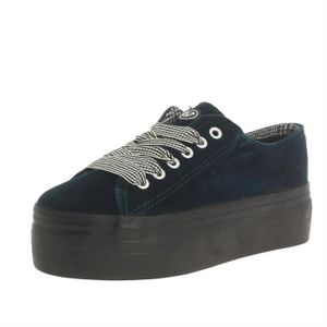 BASKET Baskets mode Lanzu femme Sixtyseven 75070 - Bleu - Textile - Plateforme 4 cm