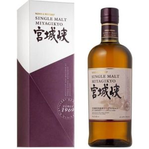 WHISKY BOURBON SCOTCH Miyagikyo - Single Malt - Whisky - Etui - 45.0% Vo