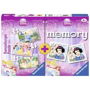 PUZZLE Ravensburger - 7228 - DISNEY PRINCESSES Boîte de 3