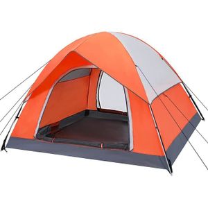 TENTE DE CAMPING ABCCAMPING Tente de camping pour 2 à 4 personnes, 