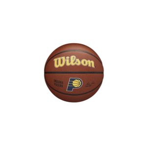 BALLON DE BASKET-BALL Ballon Indiana Pacers NBA Team Alliance - marron/jaune - Taille 7