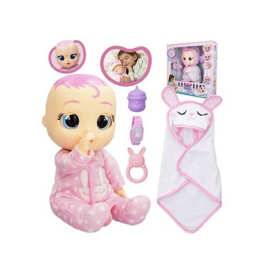 Cry Babies Newborns Jenna - Poupée Bébé Qui Pleure Vraies Larmes, Assise, Idéale Dès 3 Ans