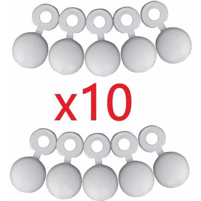 Kit De 10 Rivets Bleus Pour Plaque D’immatriculation - Moto, Scooter, Voiture | Fixation Secure
