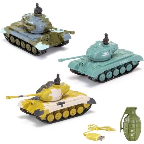 Char Télécommandé Miniature Avec LED | Jouet STEM Pour Enfants | Matériau ABS, Taille 6,8x4x3,9 Cm | Pour Intérieur Et Extérieur | Apprentissage Par Le Jeu