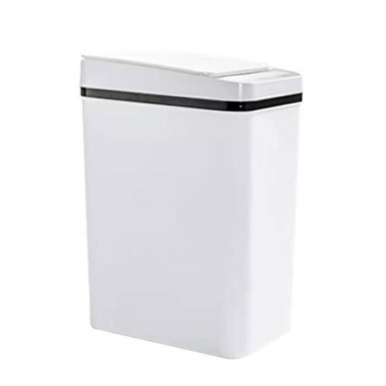 Poubelle Automatique Sans Contact 18L - Ouverture Infrarouge, étanche, Rechargeable USB, Pour Salle De Bain Et Cuisine - 6
