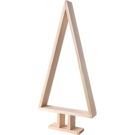 Lot de 50 rondelles de bois rondes avec trous - Pour bricolage et décoration - 25 mm