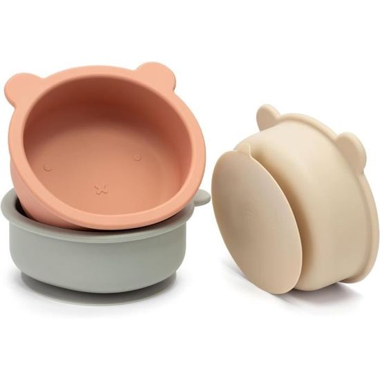 Sophico Lot De 4 Couvercles De Rangement Ronds En Silicone Pour