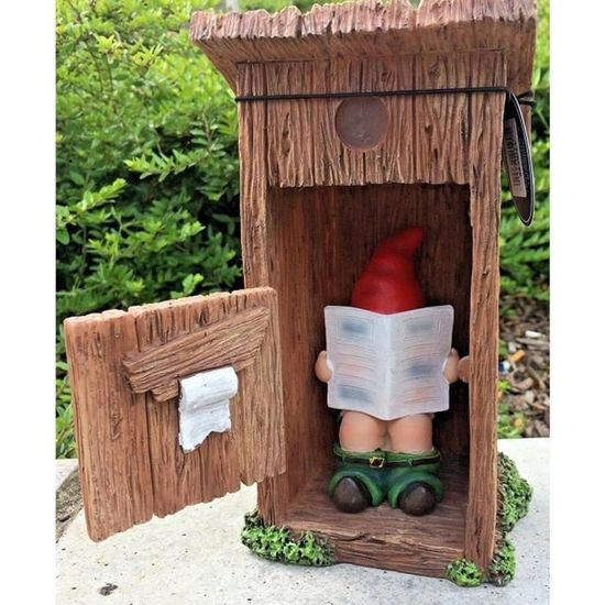 Nain De Jardin Gnome Solaire Avec Lumière - Figurine Décorative Extérieur étanche - Cadeau Femme