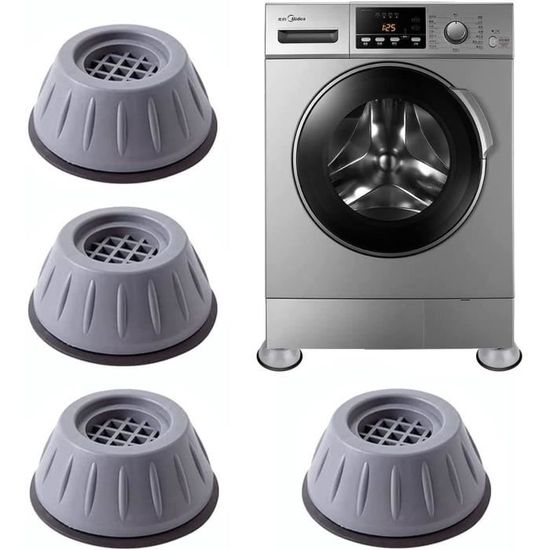 Coussinets De Pieds Anti-Vibration, 4 Pièces, En Caoutchouc, Antidérapants, Silencieux, Pour Machine à Laver, Support Amortisseurs, Support Antidérapant