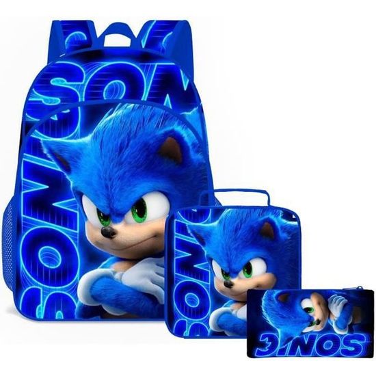 Sac Dos Enfant Sonic Sac à Dos Sonic BESTZY Pour Enfant Imprimé