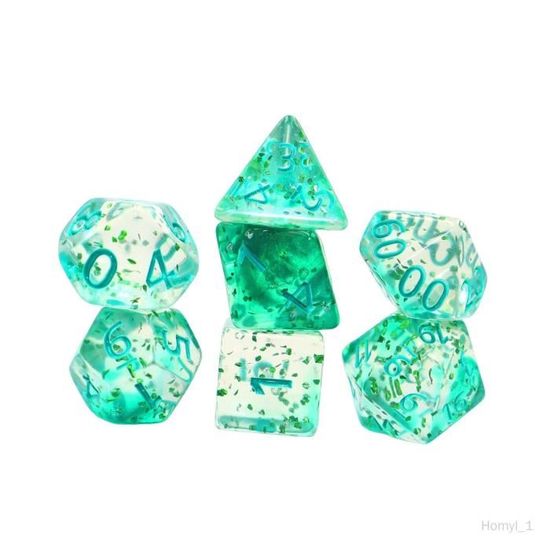 Bunblic 3-Lot de 10 Jeux de Société Polyédriques Double Couleurs Jeux de Famille pour Rpg 10 Pcs