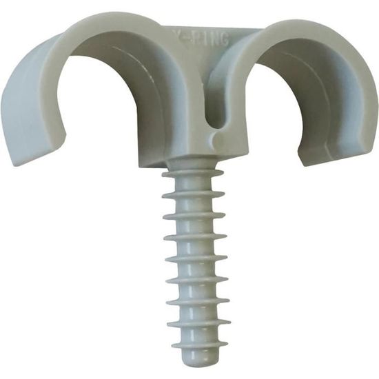 ING Fixations Attacco Fix-Ring Singolo Per Tubo IRO 16mm – Confezione 20 Pezzi, Fabbricato In Francia