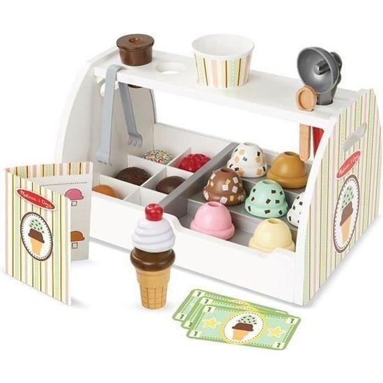 MELISSA & DOUG Comptoir À Crème Glacée En Bois