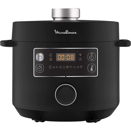 Moulinex Epic Turbo Cuisine CE7548 Autocuiseur électrique 1090 W 10 programmes automatiques mode chef, panier de cuisson à la