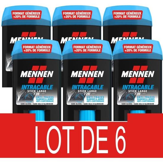 Lot De 3 Déodorants Stick MENNEN Bois Brut 50 Ml - Fraîcheur Pour Homme