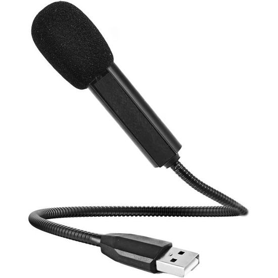 Microfono USB Mini Omnidirezionale 360&deg; Con Cancellazione Rumore - Per PC, Skype, Registrazione, Plug &amp; Play