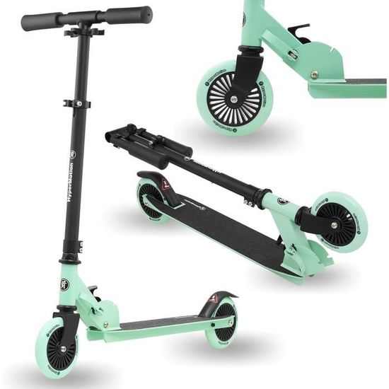 Habib – Trottinette 3 Roues Pliable Avec Roues LED – Hauteur Réglable 65-95 Cm – 3 à 12 Ans