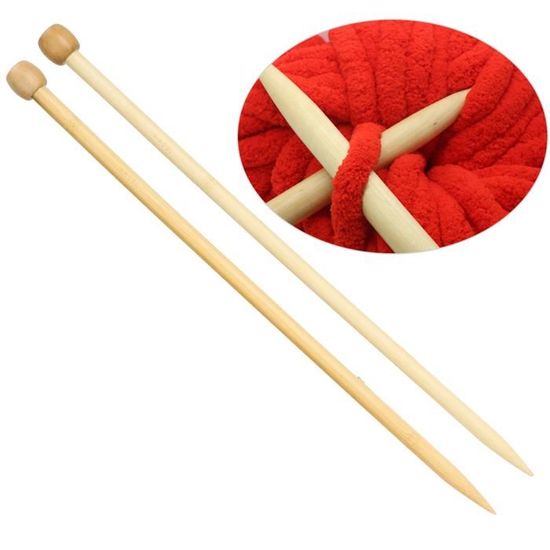 Sonew Aiguille à tisser Aiguilles à tricoter, aiguilles à tricoter, bois pour écharpe DIY