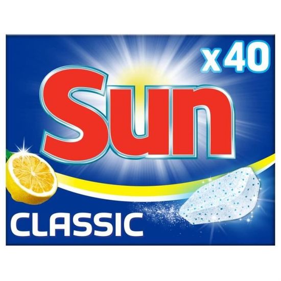 SUN - Tablettes Standard Citron 40 Tablettes - Lot De 3 - Cdiscount ...
